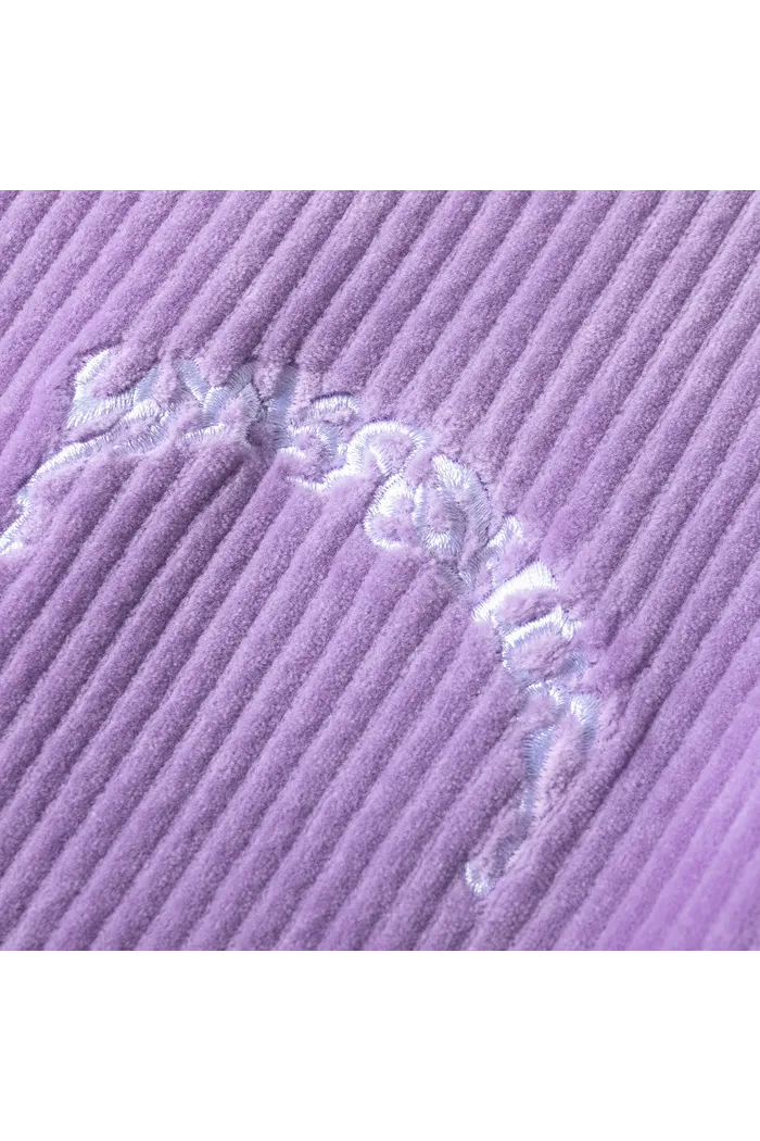 Свитшот велюровый YMKASHIX Puff фиолетовый