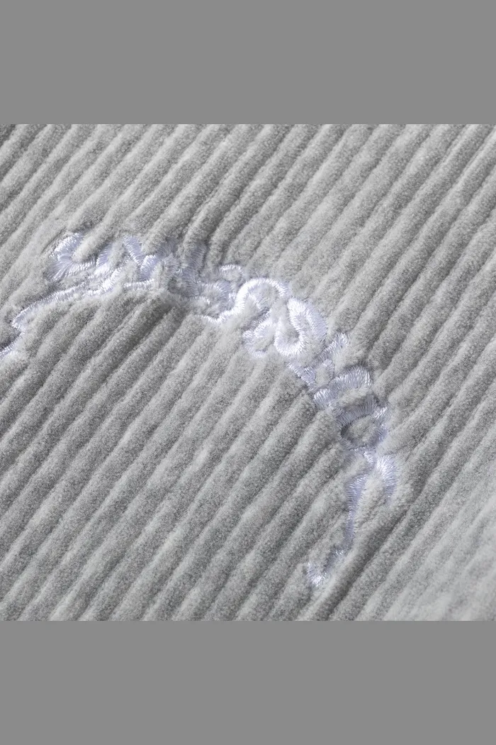 Свитшот велюровый YMKASHIX Puff серый-меланж