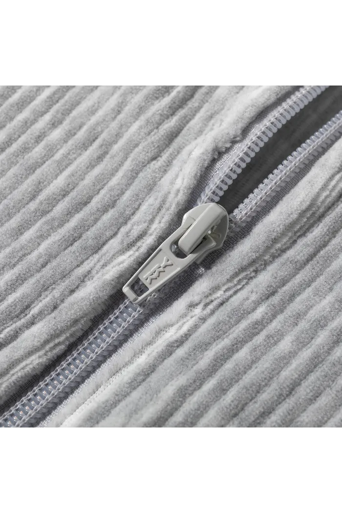 Свитшот велюровый YMKASHIX Puff серый-меланж