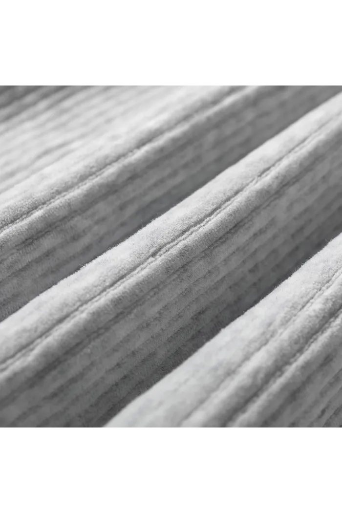 Свитшот велюровый YMKASHIX Puff серый-меланж