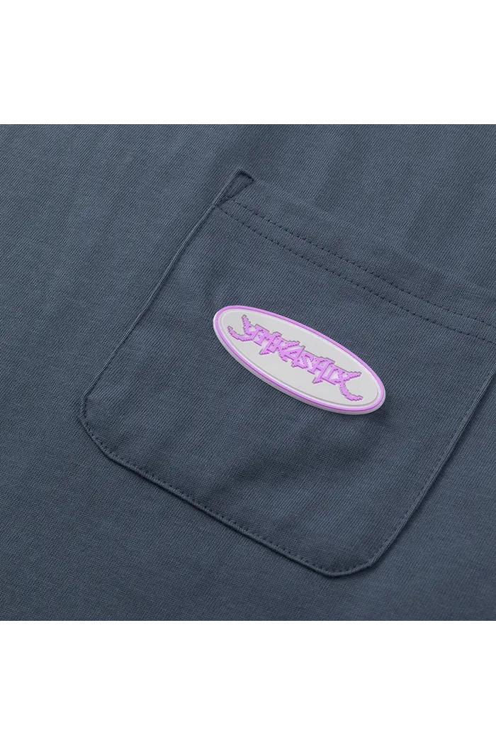 Футболка YMKASHIX Logo Face темно-серый