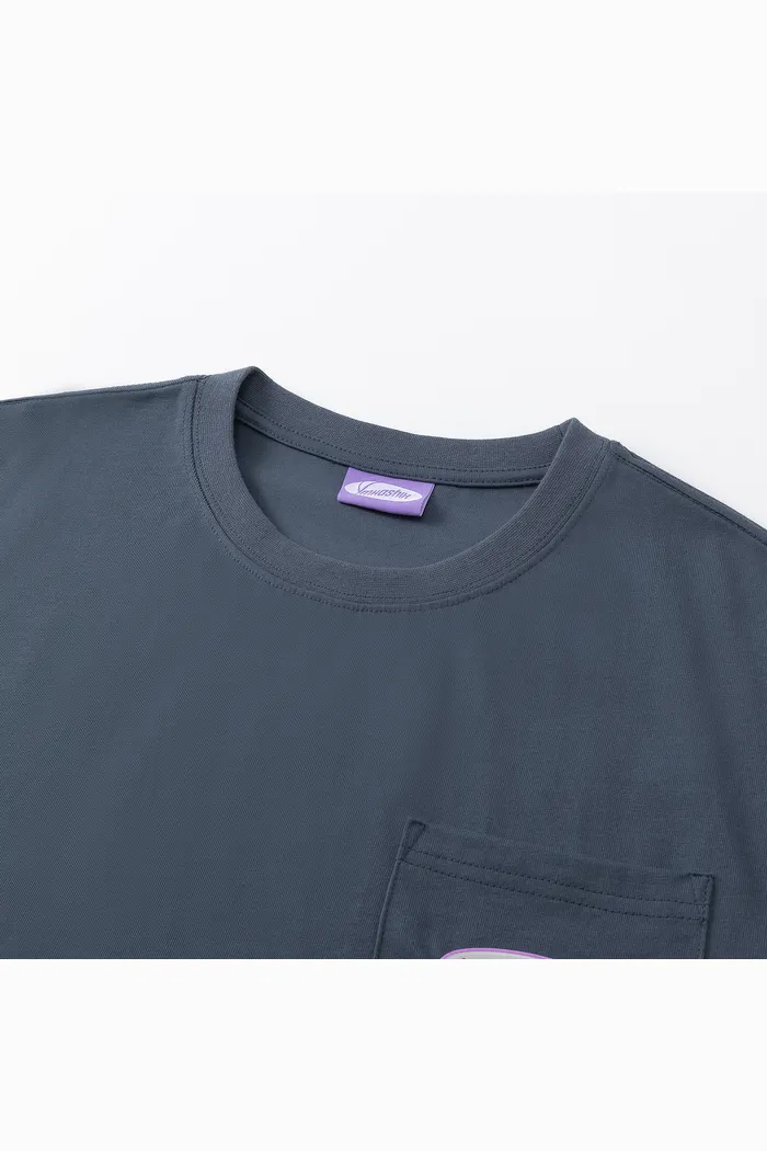 Футболка YMKASHIX Logo Face темно-серый