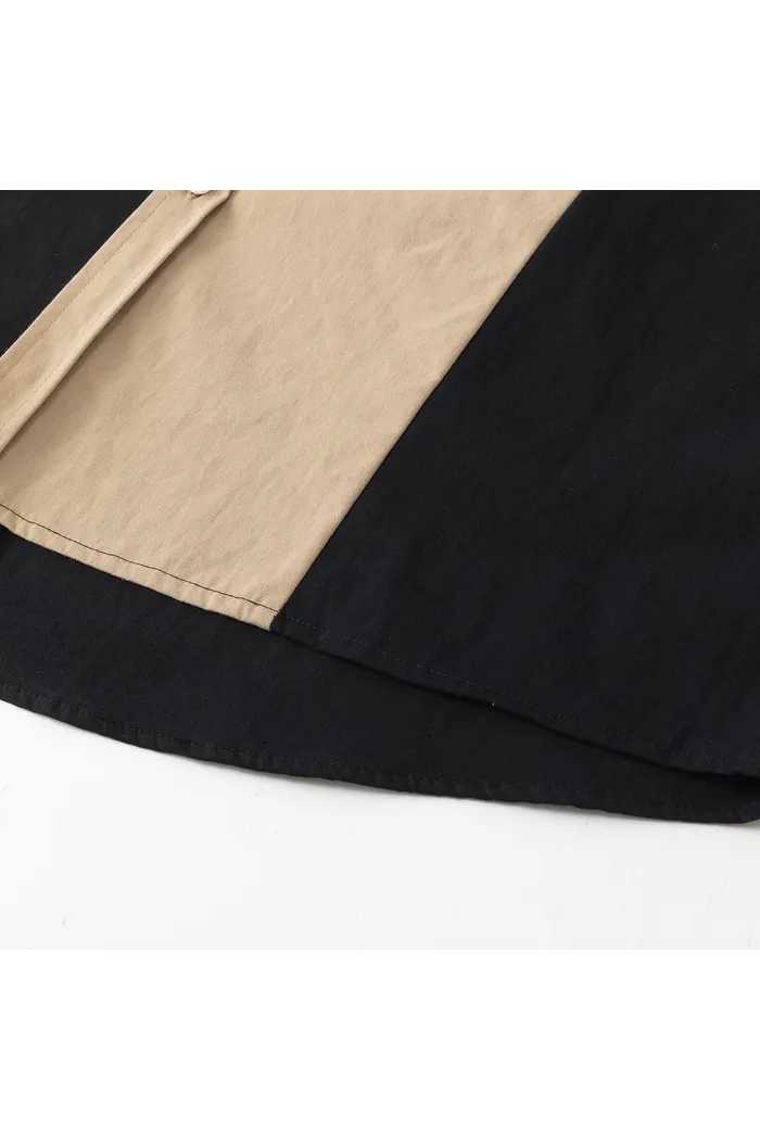 Сорочка муж. YMKASHIX Puff черный/песочный