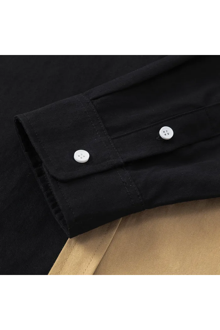 Сорочка муж. YMKASHIX Puff черный/песочный