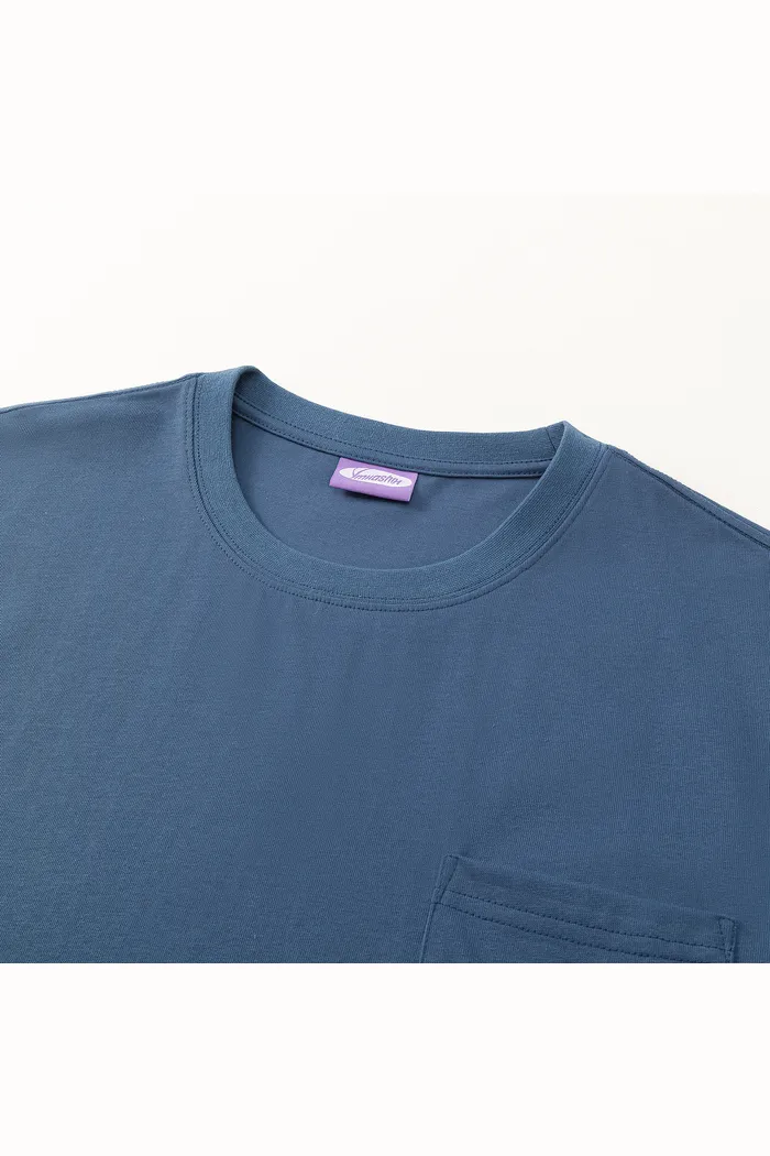 Футболка YMKASHIX Logo Face темно-синий