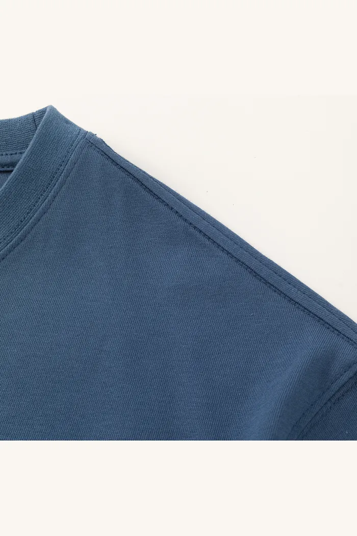 Футболка YMKASHIX Logo Face темно-синий