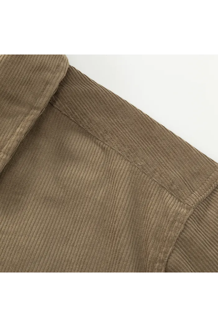 Рубашка YMKASHIX Velvet пыльно-коричневый