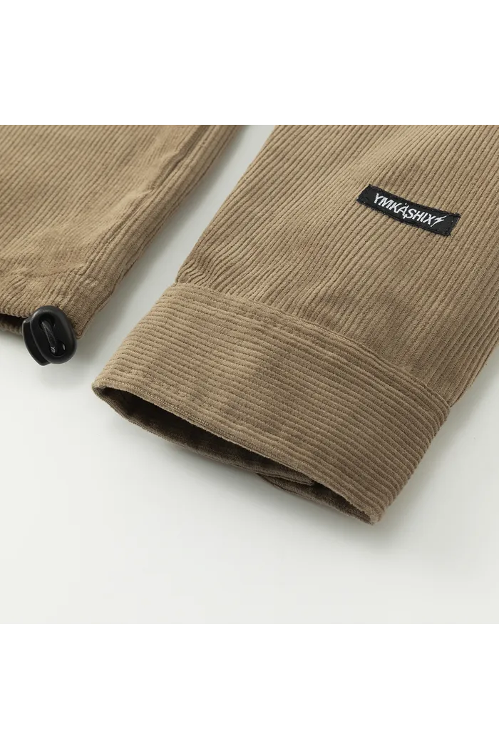 Рубашка YMKASHIX Velvet пыльно-коричневый