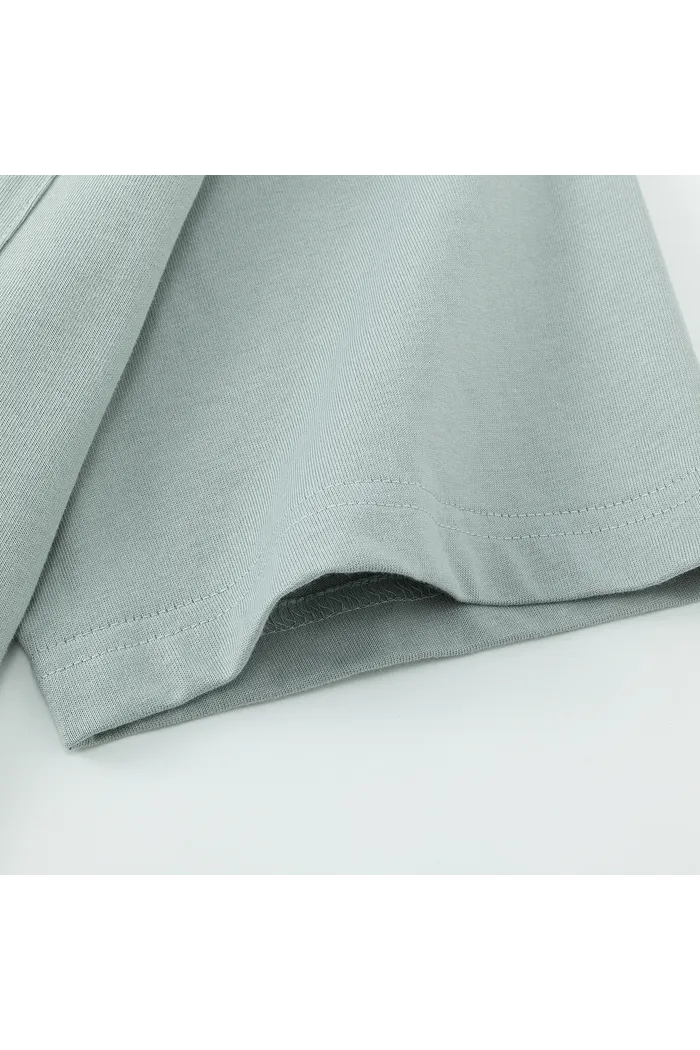 Футболка YMKASHIX Logo Face серо-зеленый