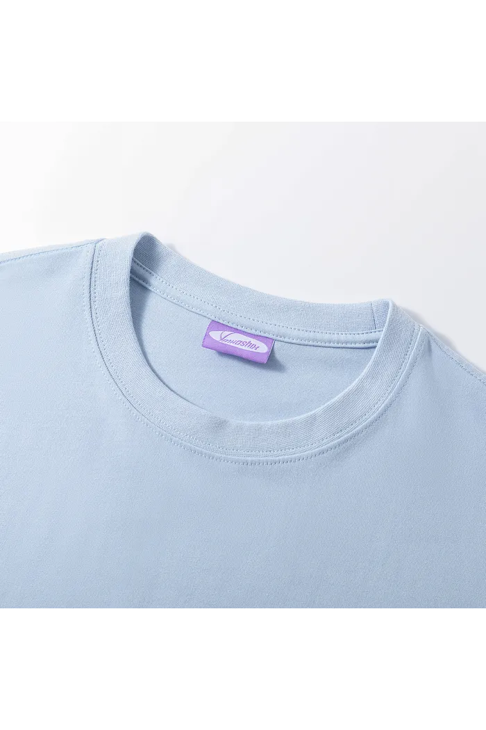 Футболка YMKASHIX 8-bit outline голубая