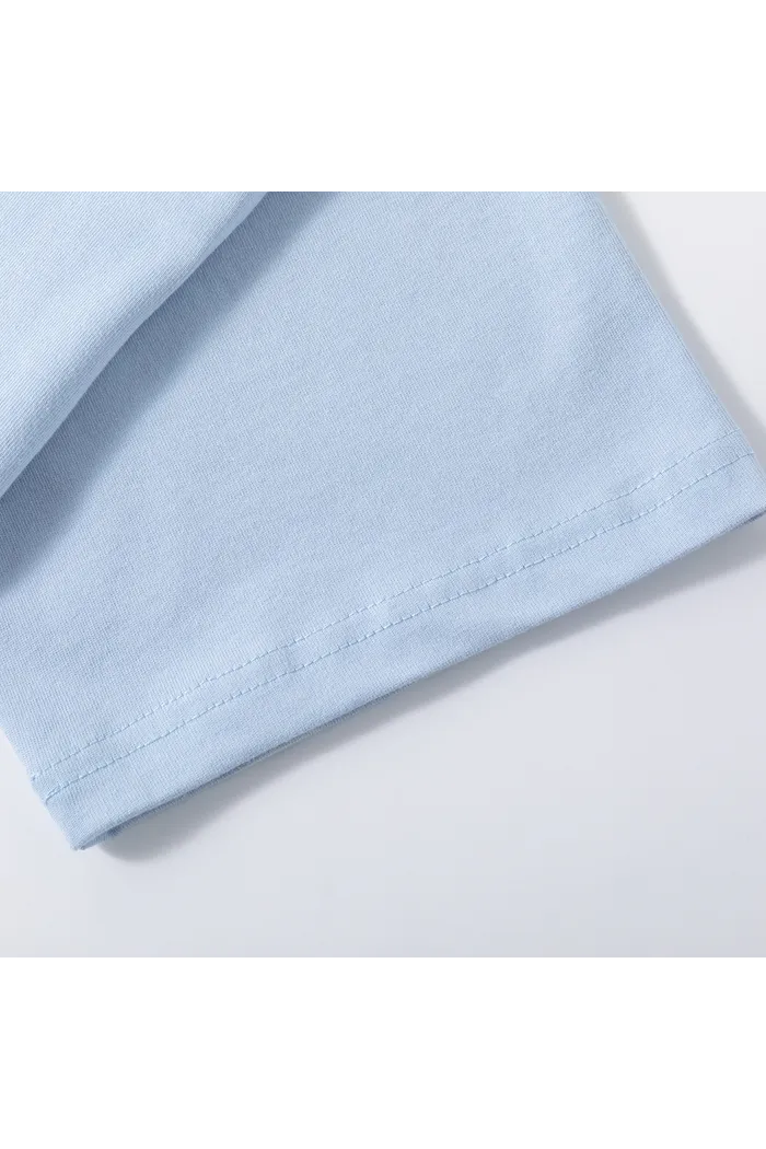 Футболка YMKASHIX 8-bit outline голубая