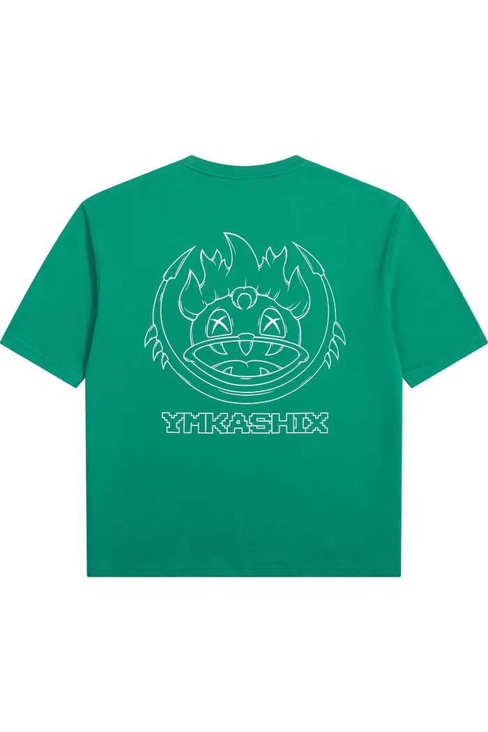 Футболка YMKASHIX 8-bit outline зеленый