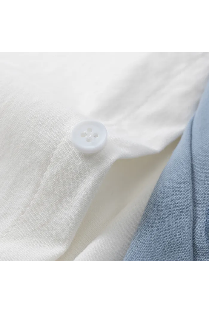 Сорочка муж. YMKASHIX Puff белый/серый