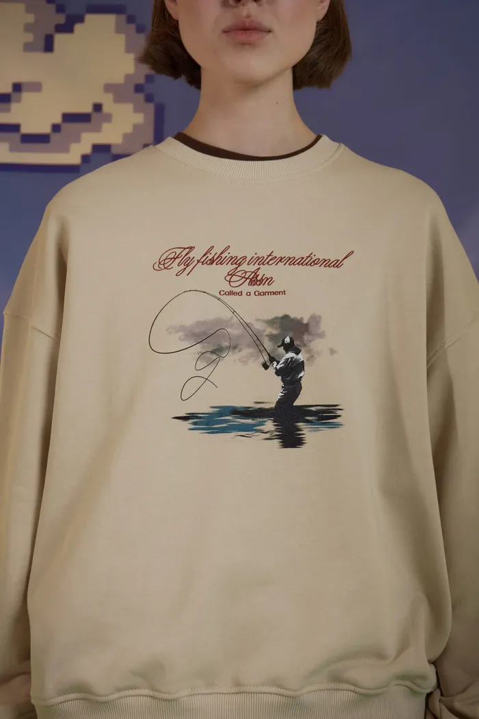 Свитшот Fly Fishing Sweatshirt Beige