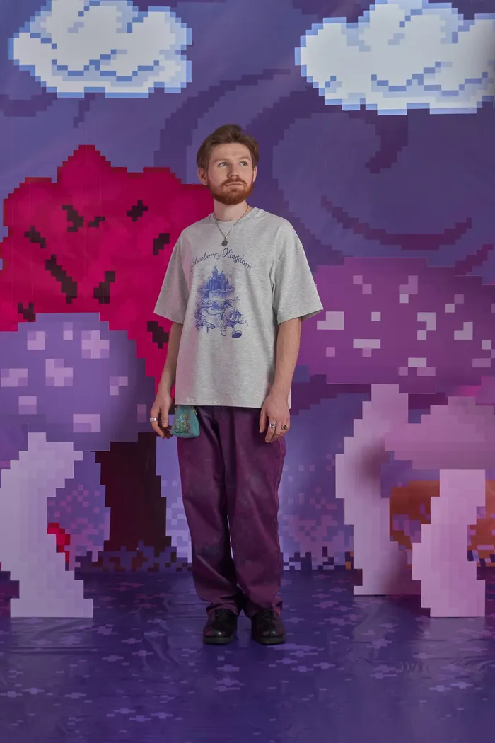 Футболка Blueberry Kingdom T-shirt Grey Melange