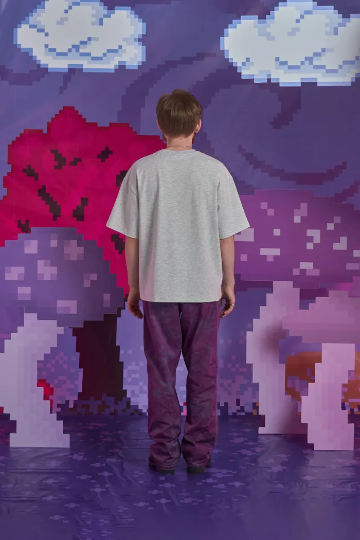 Футболка Blueberry Kingdom T-shirt Grey Melange