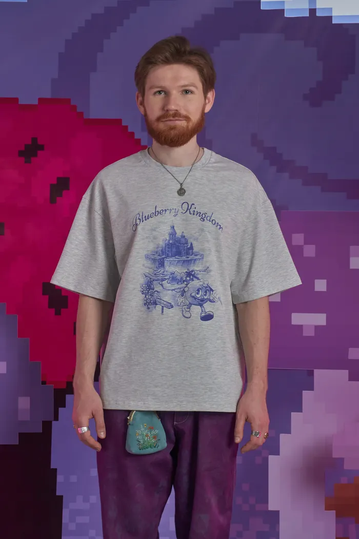 Футболка Blueberry Kingdom T-shirt Grey Melange
