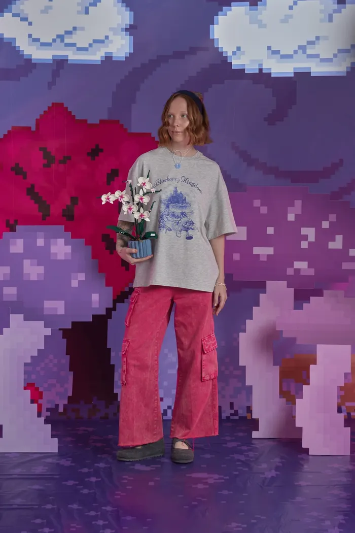 Футболка Blueberry Kingdom T-shirt Grey Melange