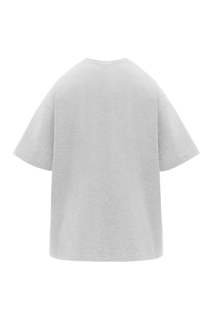 Футболка Blueberry Kingdom T-shirt Grey Melange