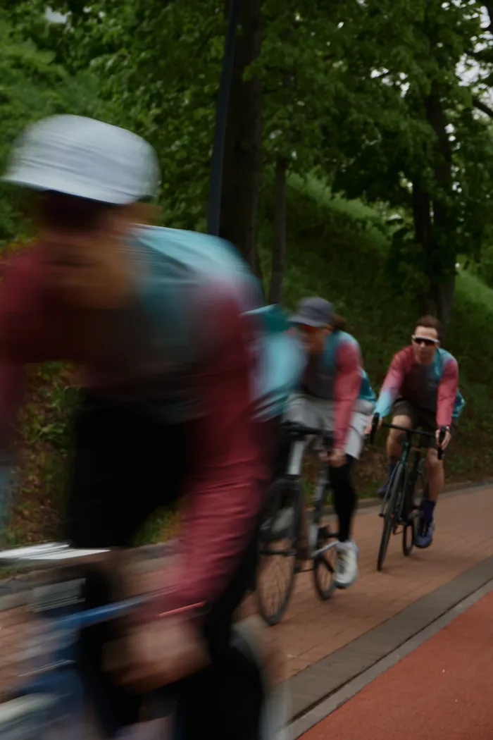 Лонгслив "G" Cycling Longsleeve mint&cherry