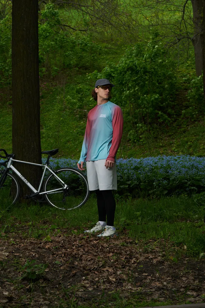 Лонгслив "G" Cycling Longsleeve mint&cherry