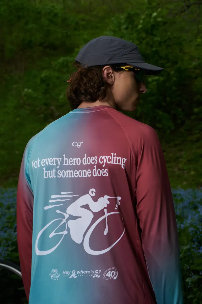Лонгслив "G" Cycling Longsleeve mint&cherry