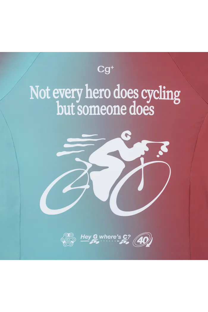 Лонгслив "G" Cycling Longsleeve mint&cherry