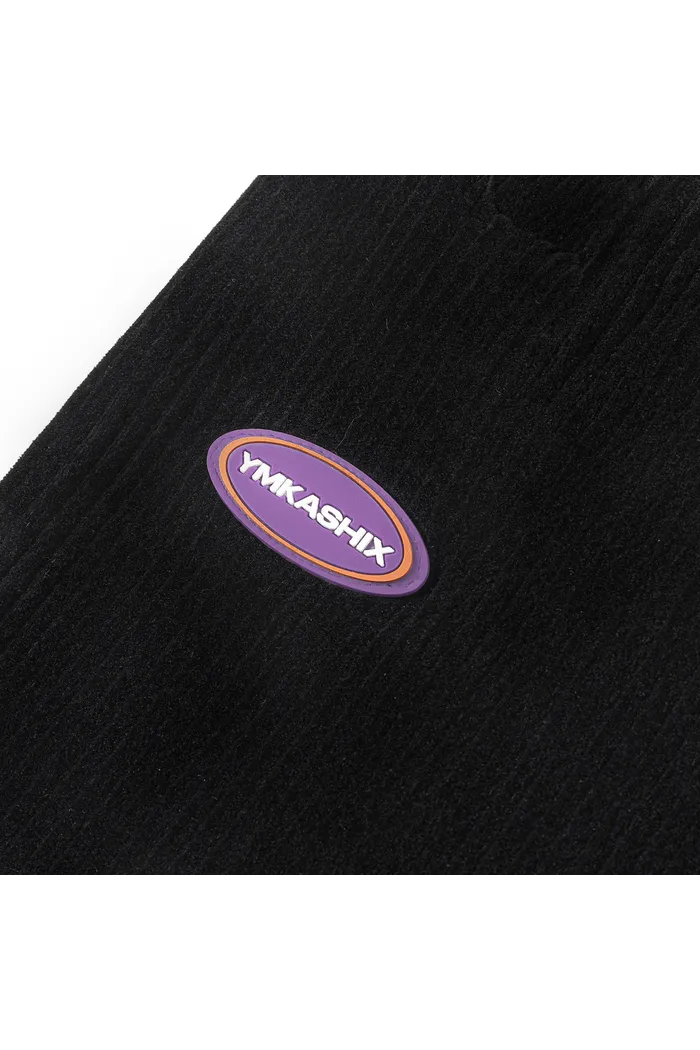 Шорты велюровые YMKASHIX черный