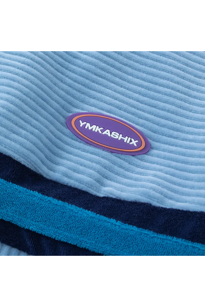 Олимпийка велюровая YMKASHIX stripe track голубой