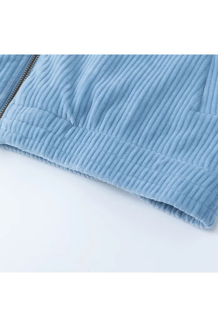 Олимпийка велюровая YMKASHIX stripe track голубой