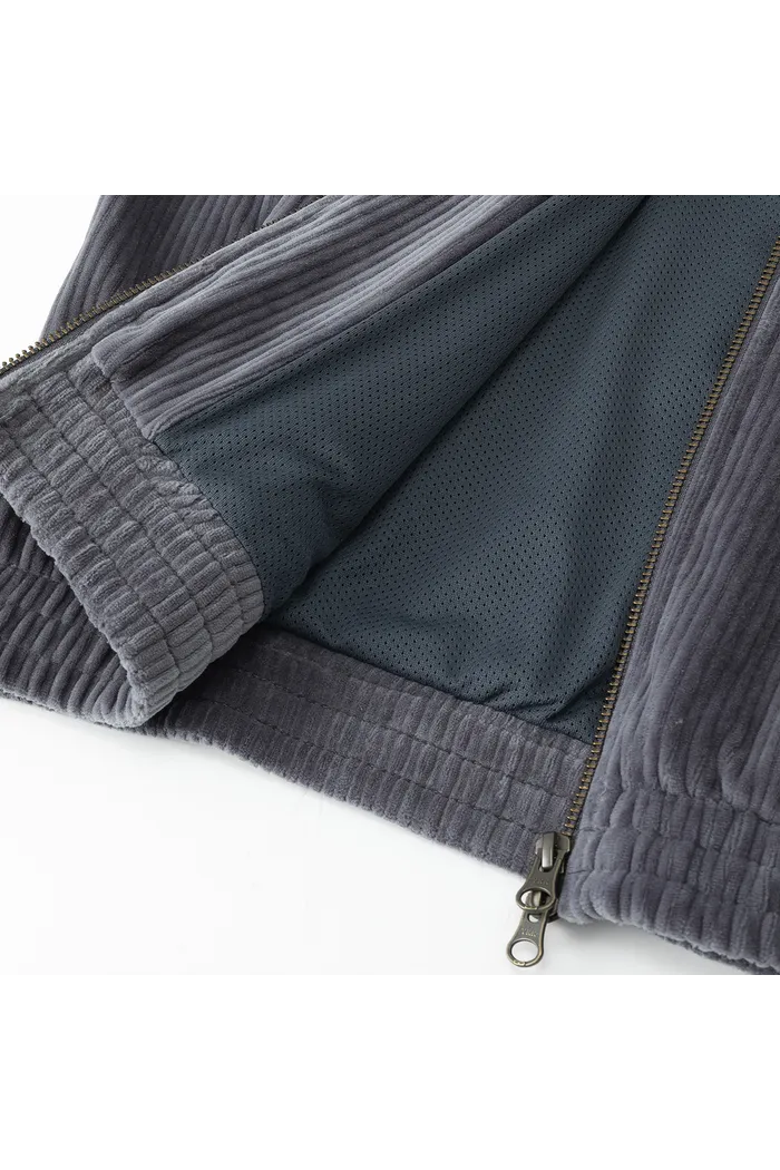 Олимпийка велюровая YMKASHIX stripe track графитовый