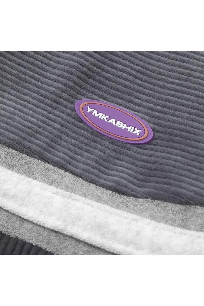 Олимпийка велюровая YMKASHIX stripe track графитовый