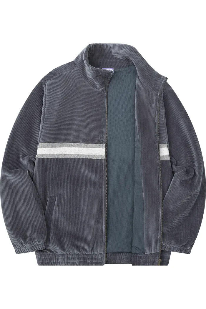 Олимпийка велюровая YMKASHIX stripe track графитовый