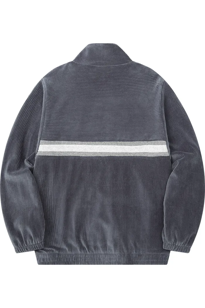 Олимпийка велюровая YMKASHIX stripe track графитовый