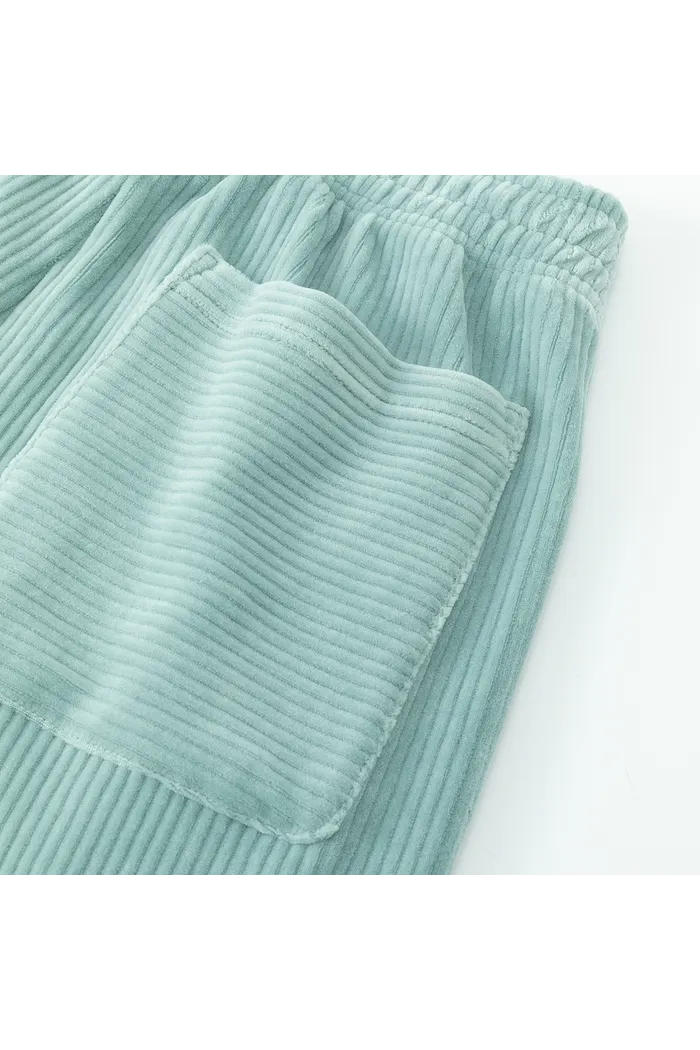 Брюки велюровые YMKASHIX Stripe track св.-изумруд