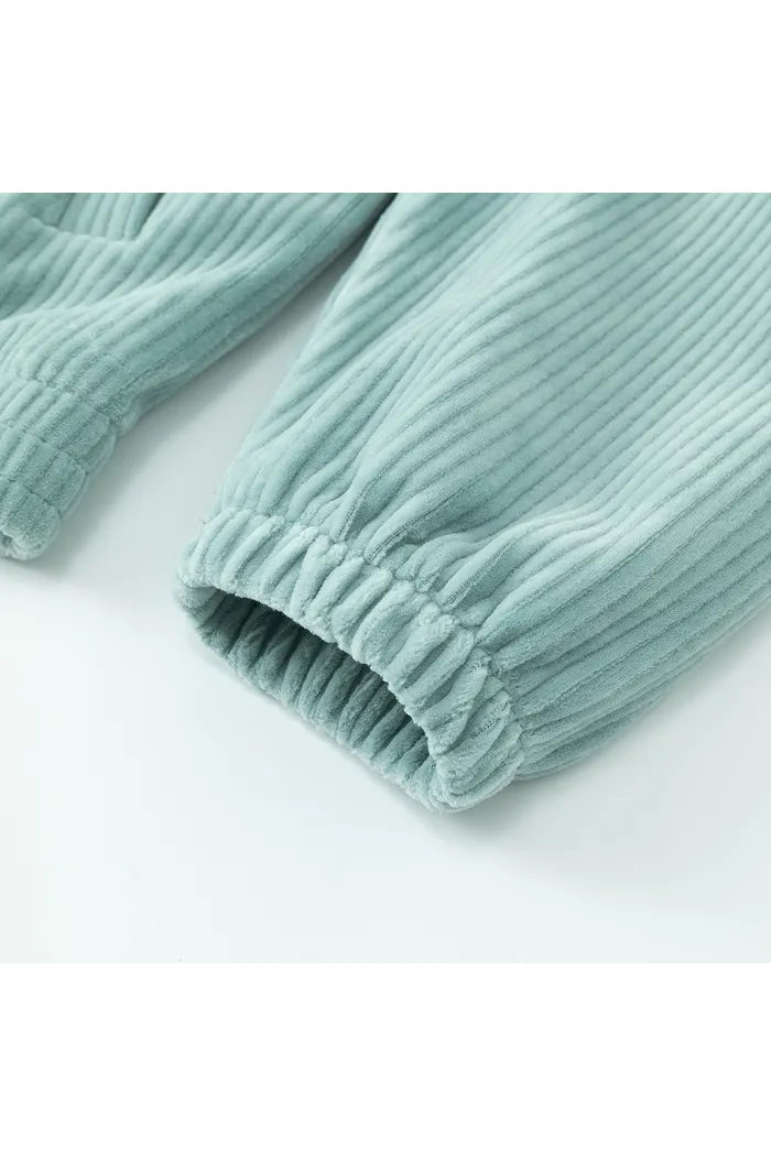 Брюки велюровые YMKASHIX Stripe track св.-изумруд