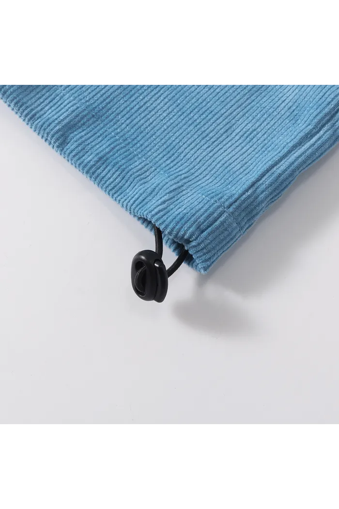 Рубашка YMKASHIX Velvet голубой