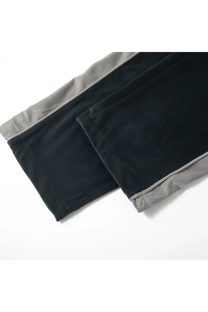 Брюки велюровые YMKASHIX Puff черный