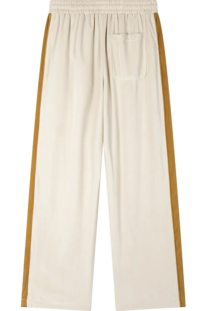 Брюки велюровые YMKASHIX Puff песочный