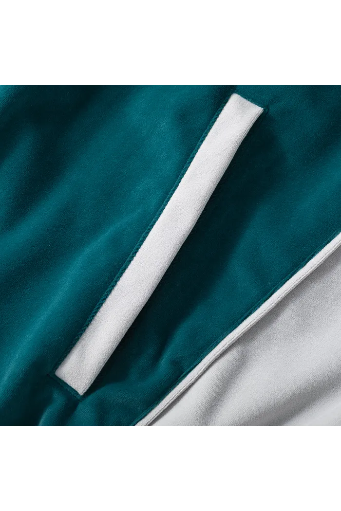 Олимпийка велюровая YMKASHIX Puff изумрудный