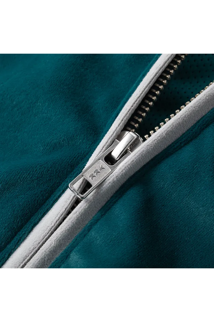 Олимпийка велюровая YMKASHIX Puff изумрудный