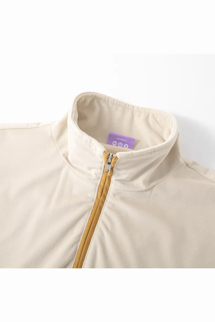 Олимпийка велюровая YMKASHIX Puff песочный