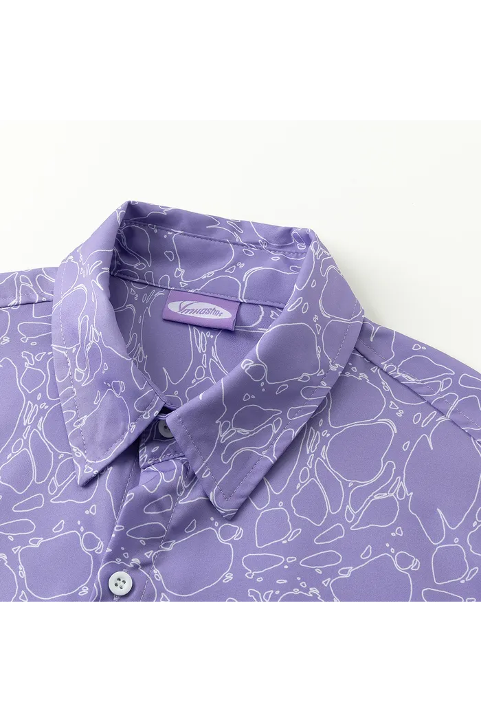 Рубашка YMKASHIX Kelp фиолетовый