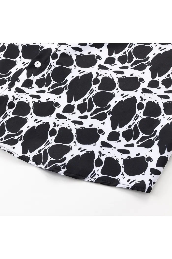 Рубашка YMKASHIX Kelp черный/белый