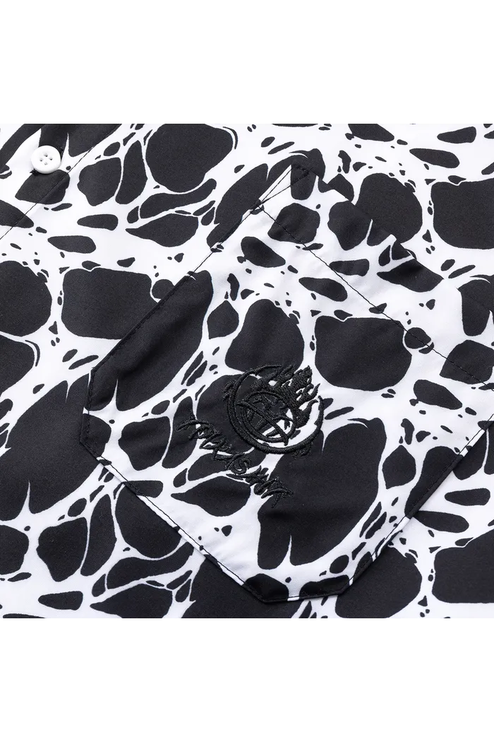 Рубашка YMKASHIX Kelp черный/белый