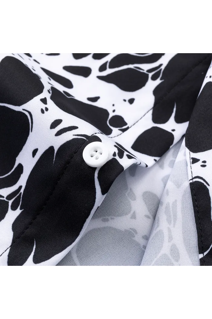 Рубашка YMKASHIX Kelp черный/белый