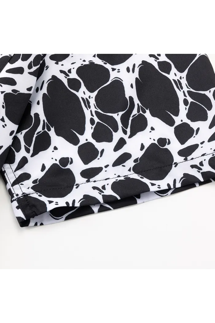 Рубашка YMKASHIX Kelp черный/белый