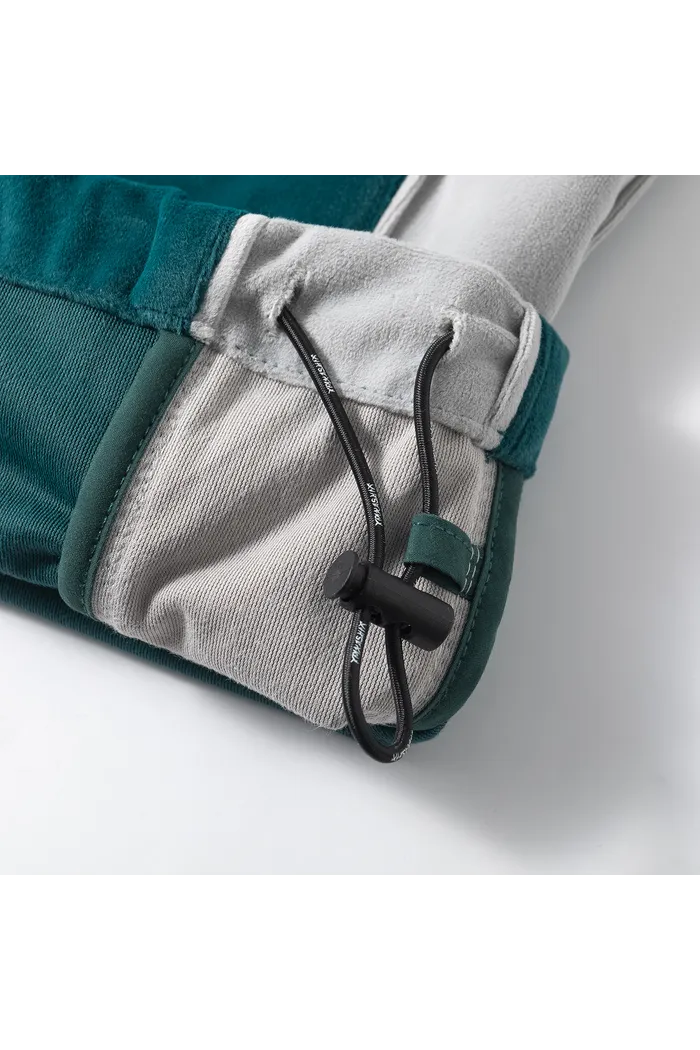 Брюки велюровые YMKASHIX Puff изумрудный