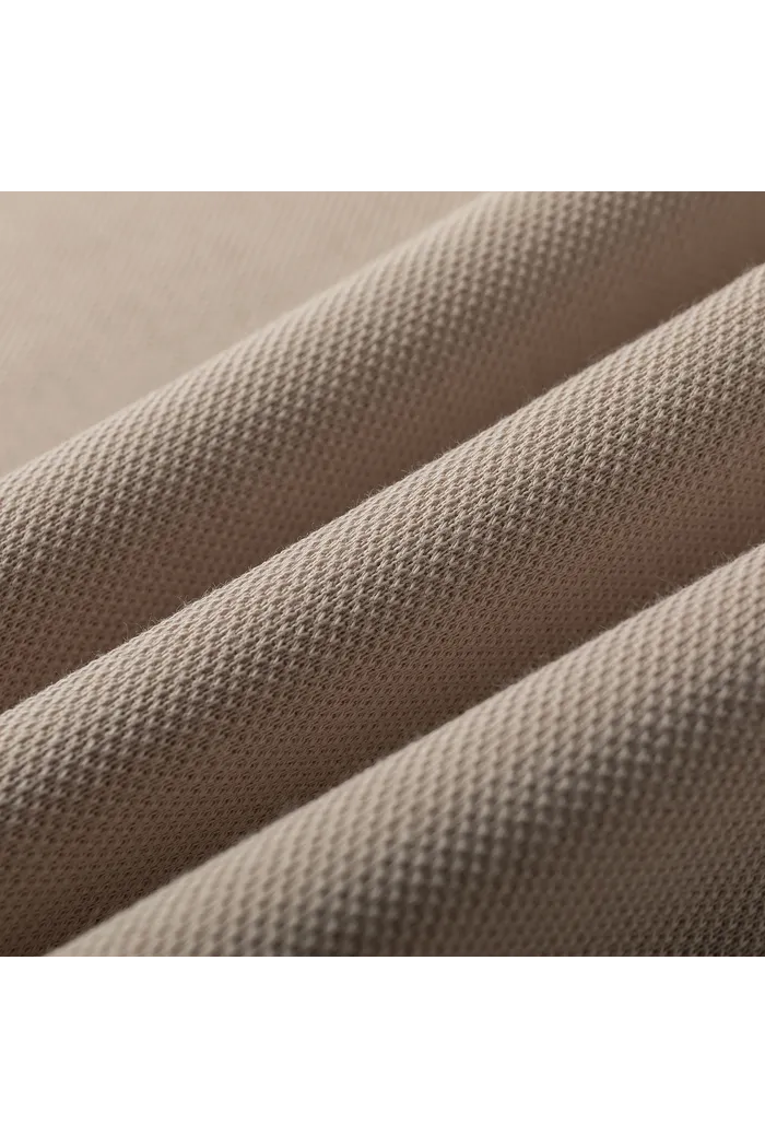 Рубашка поло YMKASHIX темно-песочн./темно-серый