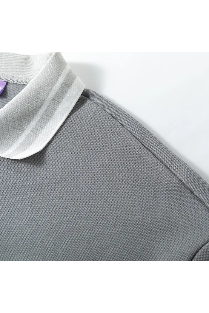 Рубашка поло YMKASHIX серый/темно-серый